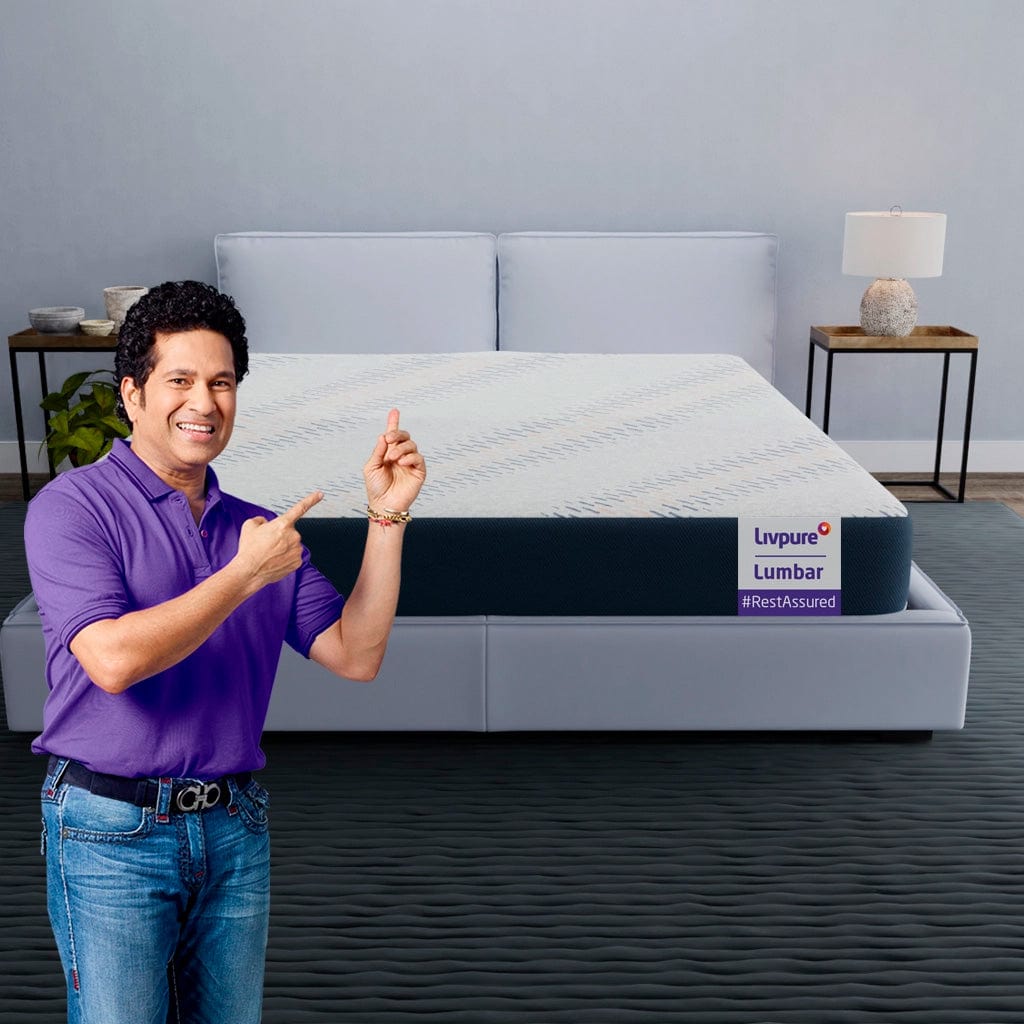 Front View of Lumbar Mattress - Livpure