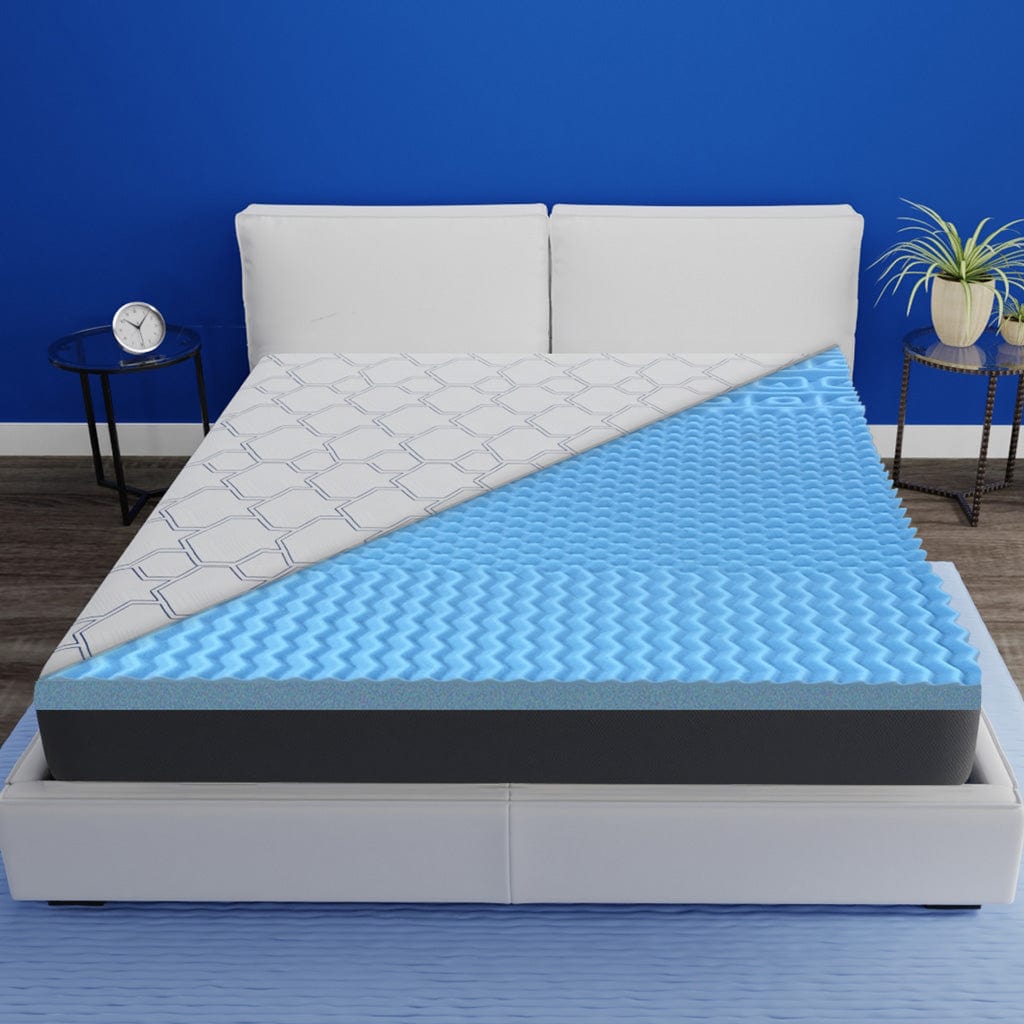 Livpure Sleep Mattresses Mattress Grid Topper | 2 inch