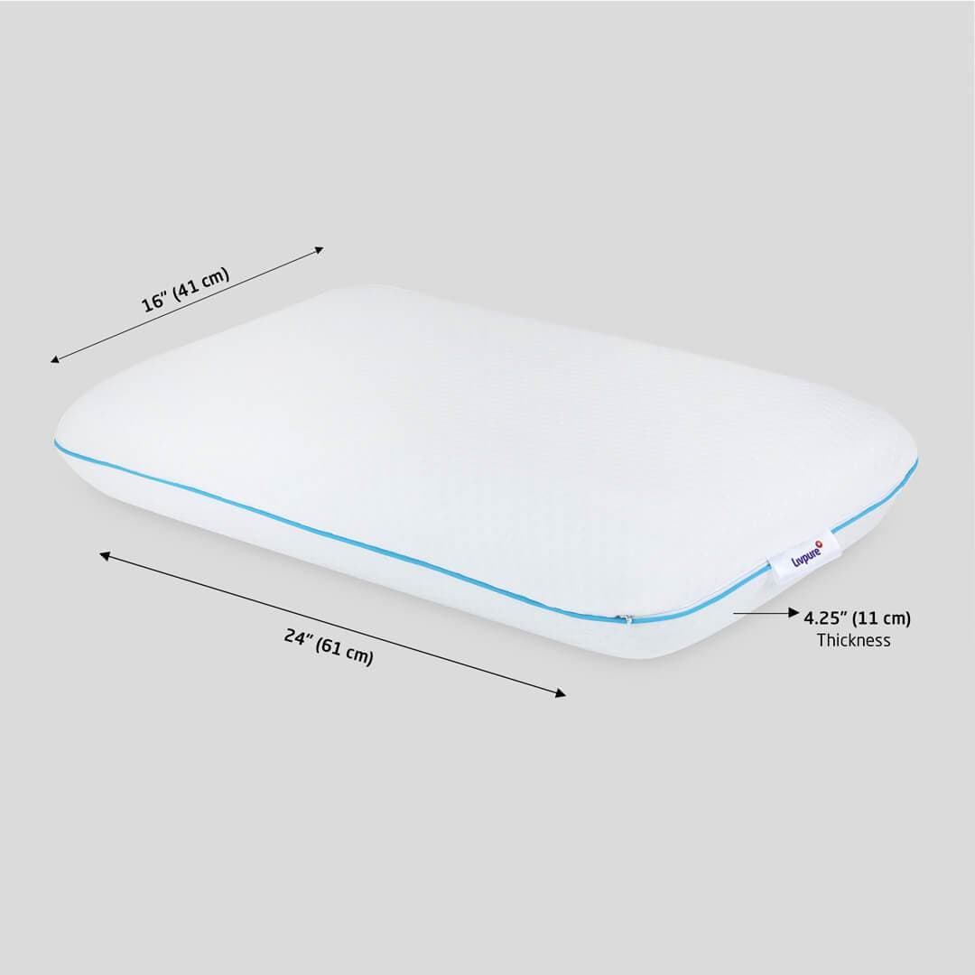 Livpure Sleep Pillow Breeze - Cool-gel Memory Foam Pillow (Advanced)