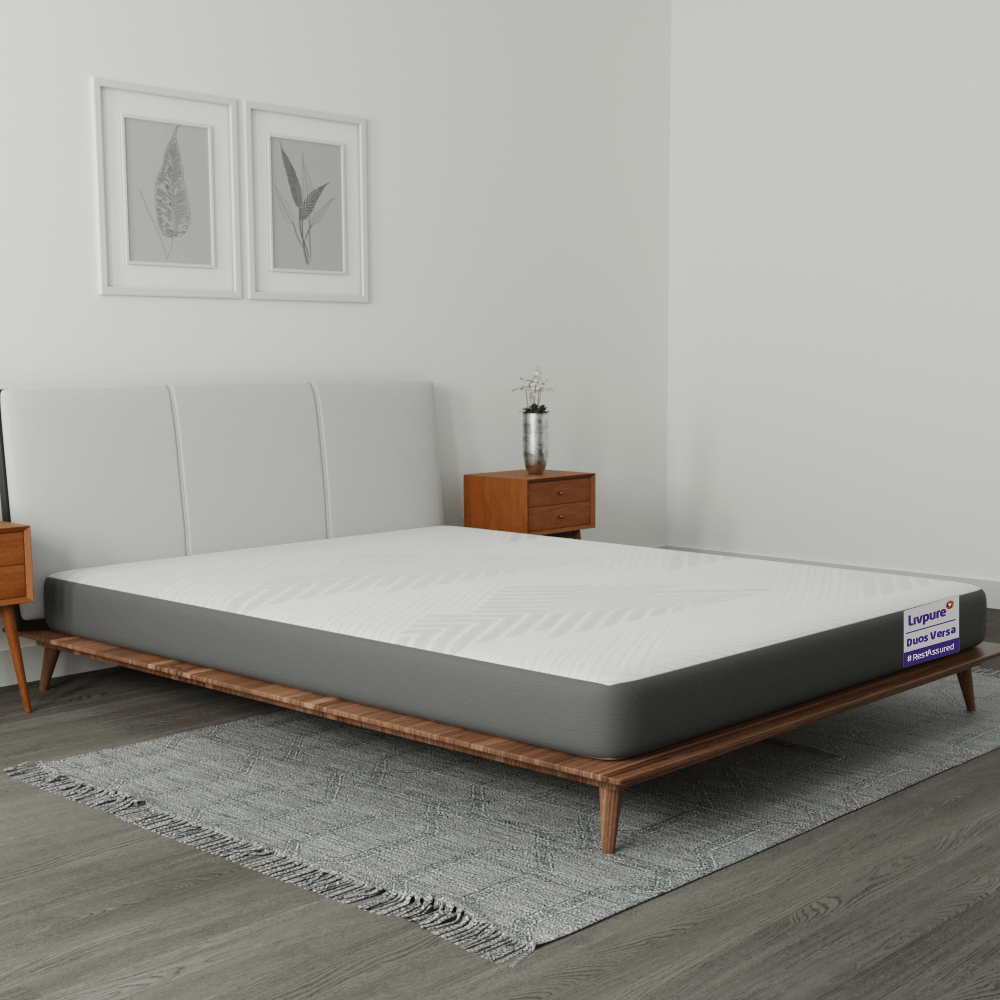 Side View of Reversible Duos Versa Mattress - Livpure